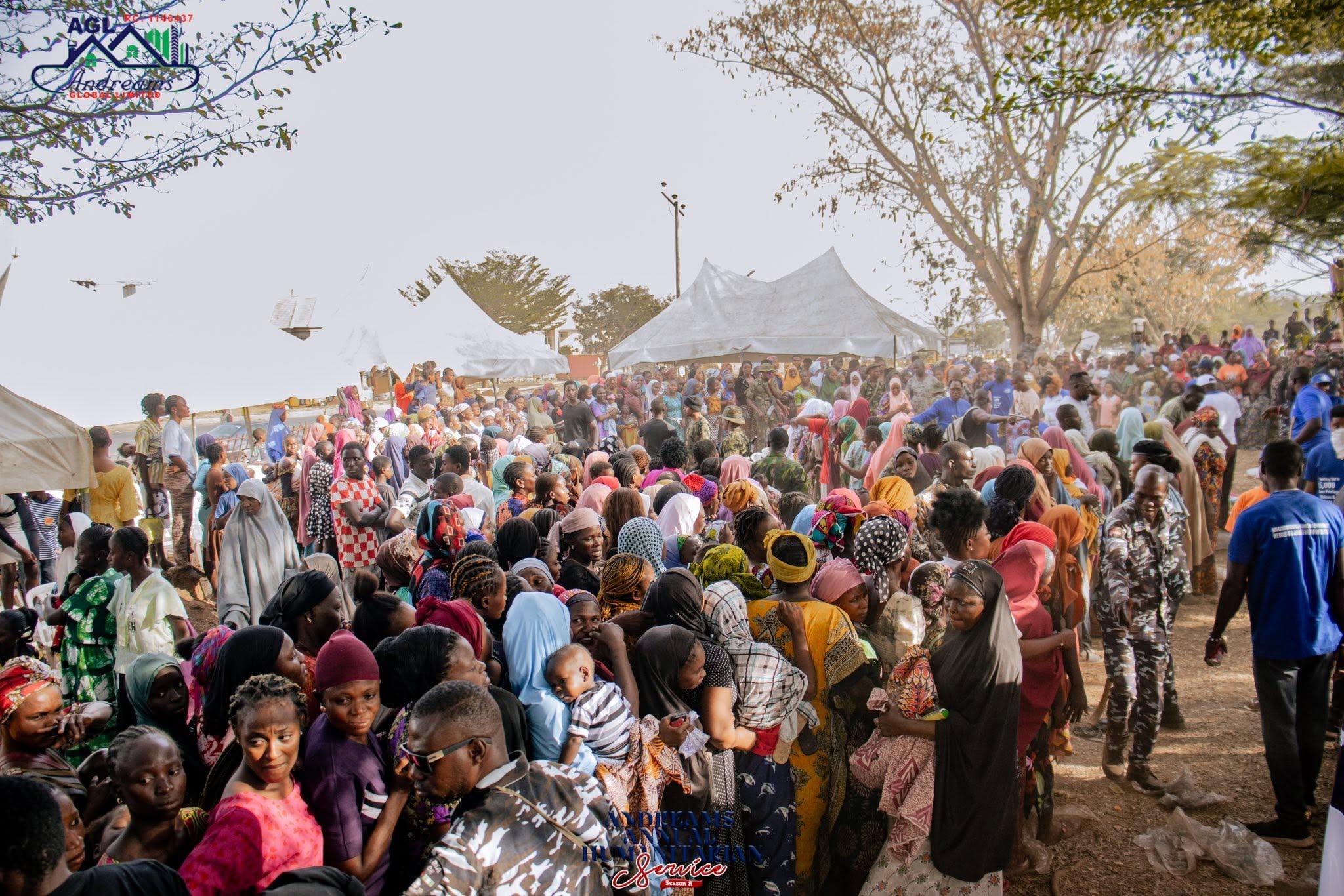 Hundreds gathered for the programme