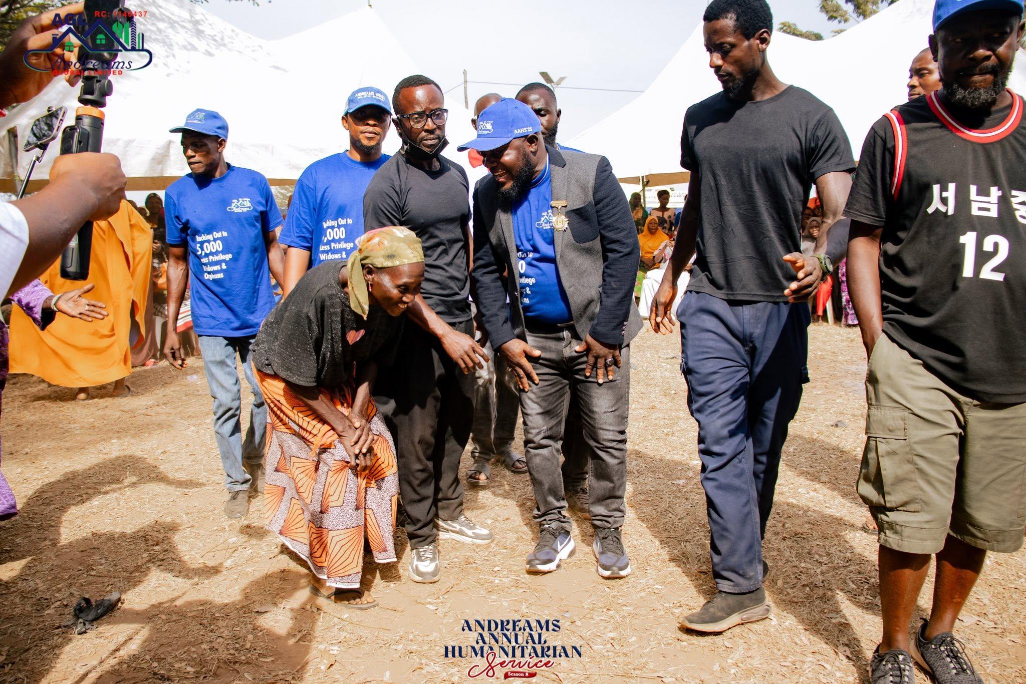 The Andreams team on the grounds